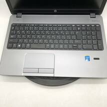 【BIOS起動】ジャンク HP ProBook 450 G1 Notebook CPU Core i3 4000M メモリ2GB HDD/SSDなし 中古 PC ノートパソコン 基盤 バッテリー 9_画像3