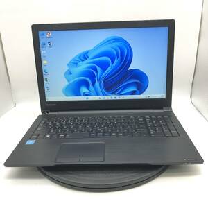 【格安処分】東芝 dynabook B45/B CPU Celeron 3855U RAM4GB SSD128GB 15.6型 DVD テンキー Windows11 Office 中古 PC ノートパソコン