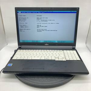 【本体キレイ】ジャンク 富士通 LIFEBOOK A576/S FMVA2400X CPU Celeron 3855U メモリ4GB HDD/SSDなし DVD 中古 PC ノートパソコン 基盤