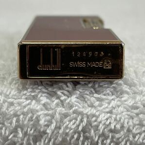 【54-35】1円〜 dunhill ダンヒル ライター 着火確認済み 喫煙 喫煙具 レッド×ゴールド 同梱不可の画像4