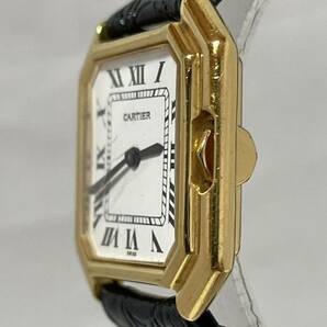 【50-17】1円〜 Cartier カルティエ サンチュール LM 手巻き 925 シルバー ローマン ホワイト文字盤 レディース【ジャンク】同梱不可の画像4