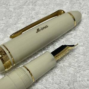 【52-48】1円〜 SAILOR セーラー 万年筆 ペン先 1911 14K 585 H-M 現状品 箱 インク カートリッジ 吸入器 取扱説明書 保証書付き 同梱不可の画像9