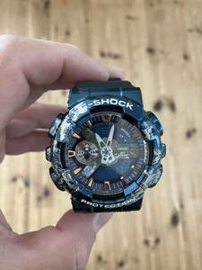 【美品】CASIO G-SHOCK GM-110EARTH-1AJR国内正規品　限定版　地球　腕時計 CASIO Gショック 