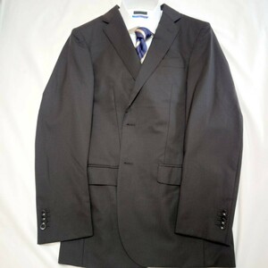 未使用 ヒルトン 最高級スーツ 定価7.5万円 YA7 HILTON　黒無地　ブラックスーツ　フォーマル　冠婚葬祭　リクルート　面接