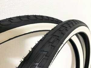 【送料無料】Continental RIDE TOUR 26×1.75 ブラック×ホワイト 新品2本セット