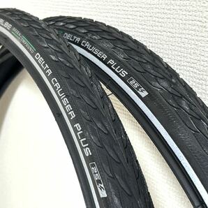 【送料無料】Schwalbe DELTA CRUISER Plus 700×32C ブラック×リフレクターライン 新品2本セット