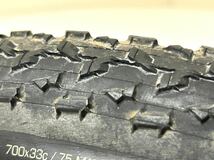 【送料無料】Maxxis MUD WRESTLER 700×33C 中古2本セット《シクロクロス/チューブド》_画像4