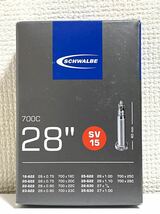 【送料無料特価】Schwalbe SV15 700×18-28C 仏式バルブ長40mm 新品2個セット_画像3