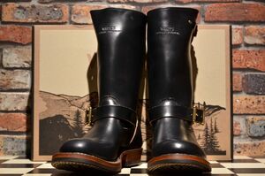 ** White's ho waitsuNomad Nomado no- mud 10.0E horn wing Chrome Excel black black engineer boots **