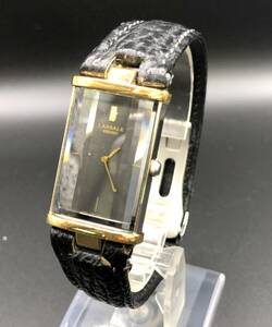 [A]時計(サ60)★[[WH-11487]]★SEIKO(セイコー)★1F20-6E10★LASSALE レクタン・カットガラス★稼働品★電池交換済★