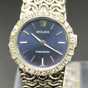 [A]時計(サ60)★[[WH-11520]]★ROLEX(ロレックス)★ベゼル ダイヤPRECISION★稼働品★の画像2