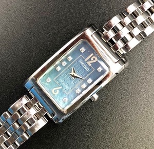 * часы *[WH-7594]*SEIKO( Seiko )*SWDB067(1F20-0AZ0)*EXCELINE ракушка 10pt* работа товар ( батарейка заменен )*