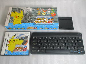 60 動作確認済 任天堂 ニンテンドーDSソフト バトル＆ゲット!ポケモンタイピングDS ブラック