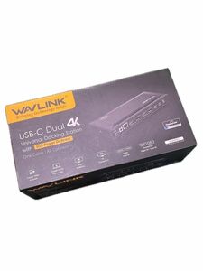 WAV LINK デュアル　ディスプレイ　ドッキング　ステーション　HDMI X2 USB X2 USB-C X2 LAN X1