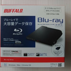 BUFFALO BRXL-PTV6U3-BKB Blu-ray BUFFALO ポータブルブルーレイドライブ 外付けブルーレイドライブの画像1