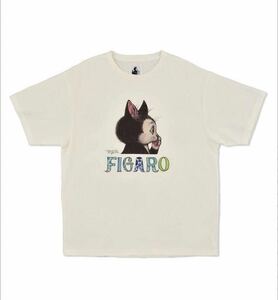 フィガロ　白　半袖　 Tシャツ　　　DISNEY ARTIST COLLECTION by YUKO HIGUCHI ヒグチユウコ　ディズニーストア　shop disney