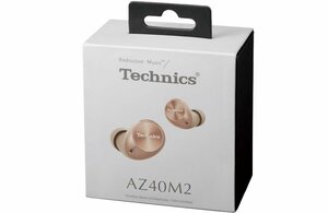 【新品・未使用品】【箱破れあり】Technics テクニクス 完全ワイヤレスイヤホン ノイズキャンセリング EAH-AZ40M2-N 4549980698662