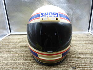 【昭和レトロ】SHOEI ショウエイ◆フルフェイスヘルメット TX HRC ヘルメット T8133 Lサイズ（59-60cm）◆中古現状お渡し品「№F10013」