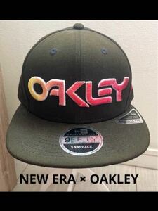 NEW ERA × OAKLEY キャップ