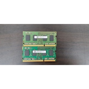L0423-14 PCメモリ2枚セット SAMSUNG PC3L-12800S（DDR３L-1600）4GB×2枚 (計8GB）の画像4