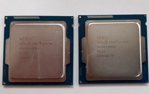 L0426-023　CPU 2個セット　Intel CORE i7-4770 SR149 3.40GHZ