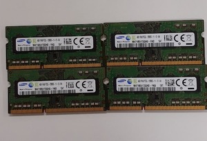 L0426-13 PC memory 4 pieces set SAMSUNG PC4-2666V (DDR4) M471A5244CB0-CTD each 4GB total 16GB