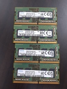 L0425-07 PC memory 4 pieces set SAMSUNG PC4-2666V(DDR4) M471A5244CB0-CTD each 4GB total 16GB