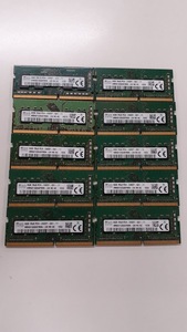L0419-08　PCメモリ10枚セット　SKhynix　PC4-2400T(DDR4) 4GB×1　8GB×９　計76GB