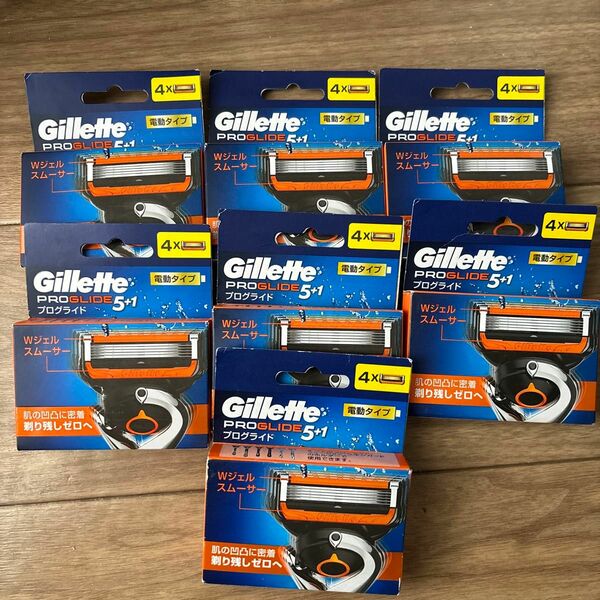 新品 ★Gillette(ジレット) プログライド5+1 電動タイプ 替刃 4個入り 大容量パック×7 28個入り