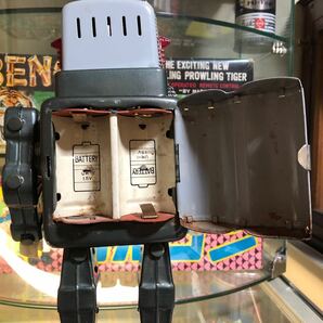ブリキロボット テレビジョンスペースマン アルプス商事 野村トーイ ヨネザワ玩具 ブリキのおもちゃ アンティークロボット ロボットの画像5