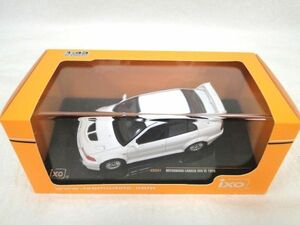 【美品】ixo/イクソ 1/43 ミニカー Mitsubishi Lancer Evolution VI/三菱 ランサー・エボリューション6 1999 KBI041/60サイズ