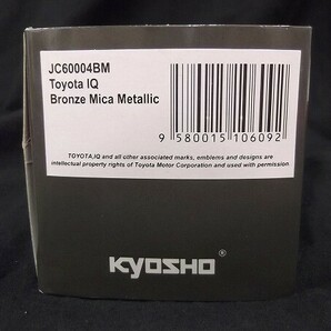 KYOSHO/京商 1/43 TOYOTA/トヨタ IQ 2009 Bronze Mica Metallic/ブロンズマイカメタリック J-Collection JC60004BM/60サイズの画像7