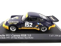 MINICHAMPS 1/43 Porshe 911 Carrera RSR 3.0 1000Km Imola 1974 GT Class winners Heyer/Keller ポルシェ ミニチャンプス/60サイズ_画像2