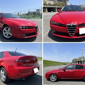 1円売切!!貴重な159最終限定車!!アルファロメオAlfa159 2.2JTSセレスピ-ドコレクション!!検R7.4/17迄!! 92000km!! PoltronaFrau!! brembo!!の画像4