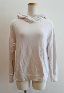 UNIQLO ユニクロ パーカー 長袖 薄手 Mサイズ アイボリー ymdnrk m0401