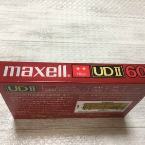 レア 未使用品 MAXELL UDⅡ 60 ハイポジ レトロ 送料140円～の画像3