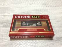 レア 未使用品　MAXELL　UDⅡ 60　ハイポジ　レトロ　送料140円～_画像1