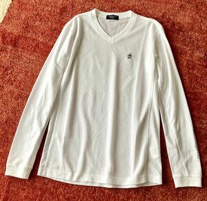  beautiful goods Munsingwear Munsingwear wear long sleeve under mesh shirt one Point Logo M size 