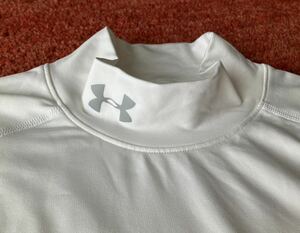 アンダーアーマー UNDER ARMOUR 白 HEATGEAR GOLF ゴルフ コンプレッション Mサイズ