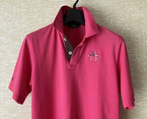 Munsingwear Munsingwear wear emblem embroidery . sweat speed . polo-shirt with short sleeves tops Golf men's M size 