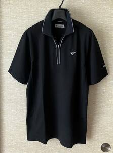 TOURSTAGE Tour Stage рубашка-поло размер L чёрный половина Zip рубашка-поло с коротким рукавом Golf 