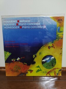 LP]Boris Krajny PRAGUE CHAMBER ORCHESTRA/POULENC/AUBADE/ROUSSEL/HONEGGER PIANO CONCERTINO/SUPRAPHON/プーランク/ルーセル/オネゲル