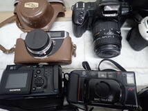 OLYMPUS　Canon　Konicaなどフィルムカメラ14点　カメラレンズ3点ジャンク品まとめ_画像2