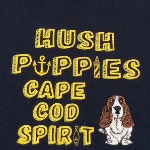 【BIGサイズ/美品】◎ Hush puppies ハッシュパピー/ 半袖 刺繍英字&刺繍キャラクターロゴ クルーネック Tシャツ カットソー SIZE： 3Lの画像6