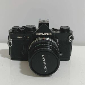 OLYMPUS オリンパス OM-2N 一眼レフカメラ フィルム ブラック /OM-SYSTEM F.ZUIKO AUTO-S 50mm 1:1.8 シャッター○