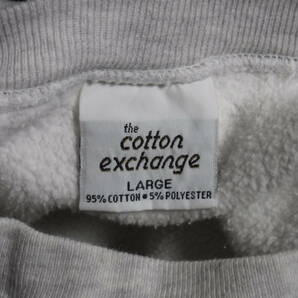 ▲ 3段プリント リバースウイーブ 90s アメリカ製 cotton exchange USA製 カレッジ スウェット ビンテージ 90年代 00年代の画像5