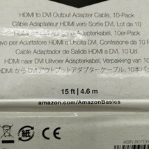 0604y0113☆1円スタート〜 HDMIからDVIアウトプットアダプターケーブル　10本パック※同梱不可※_画像8