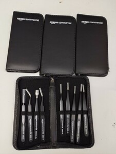 0604y0116[4 piece set ]9 piece tweezers set for repair tweezers height hardness stainless steel steel precise tweezers repair tool set * including in a package un- possible *