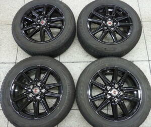 ●●2404-111LL ザイン SEIN 6.5J 16in +48 PCD114.3 BLIZZAK VRX2 195/60R16 4本セット セレナ ランディ ラフェスタ等