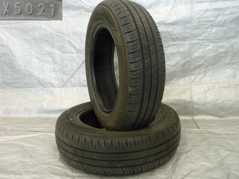 ●●2404-NT37L DUNLOP ダンロップ ENASAVE エナセーブ EC300+ 2021年製 165/65R14 79S 2本セット 8~9分山 バリ山！